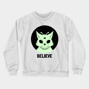 Alien Cat Crewneck Sweatshirt